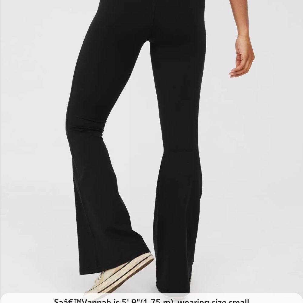 Offline by Aerie Hugger Fold Over Flare Leggings